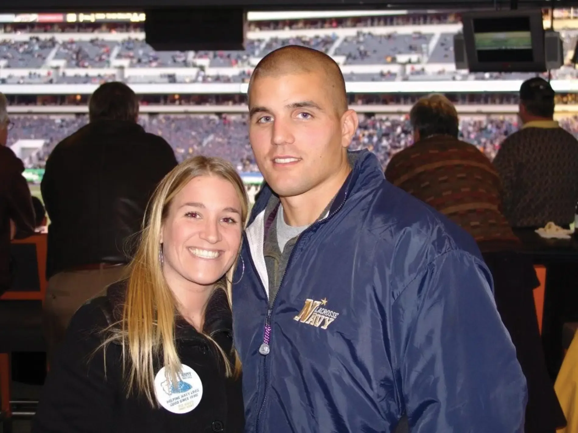 1stLt Travis Manion, USMC, with his sister Ryan. Ryan is helping keep her brother’s legacy alive through the Travis Manion Foundation.