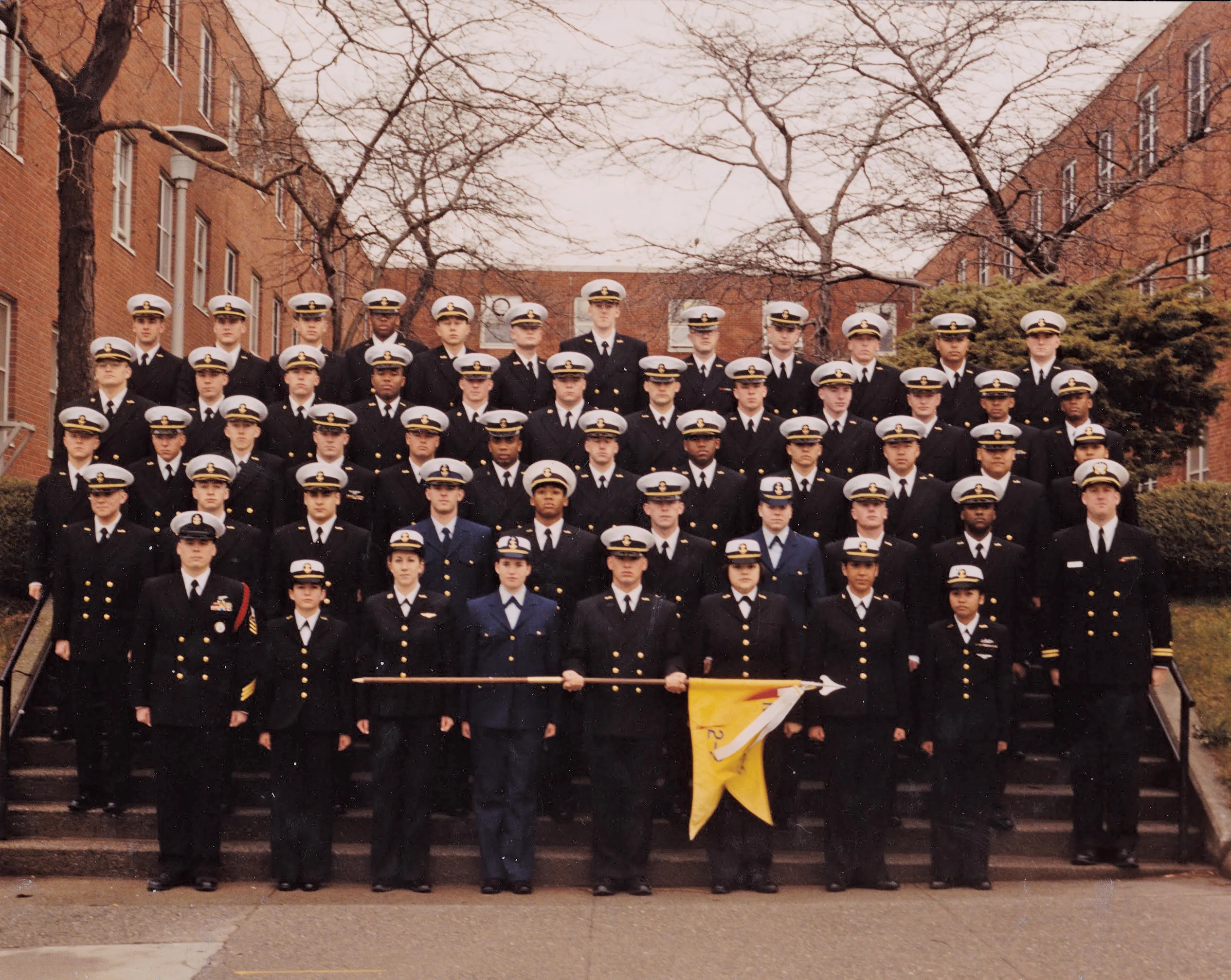 Members of 2nd Platoon, 2nd Company pose for a group photograph at NAPS